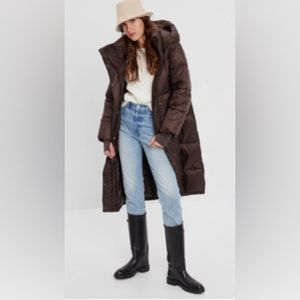 GAP Brown Puffer Coat